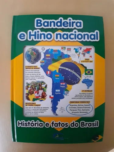 Livro Bandeira e Hino Nacional - História e Fatos do Brasil