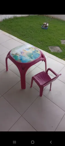 Mesinha Infantil Princesa com Cadeira | 1 a 5 anos