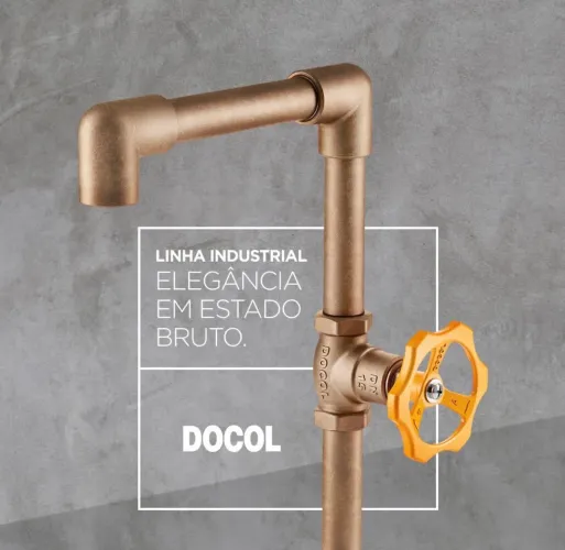 Torneira para cozinha de mesa linha industrial DOCOL 
