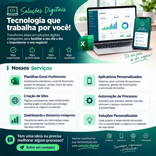 SOLUÇÕES DIGITAIS | Tecnologia, Desenvolvimento e Automação