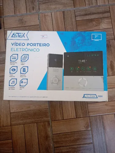 Vídeo Porteiro Eletrônico Smart Aitek Alpha-1100 com tela de 7 polegadas