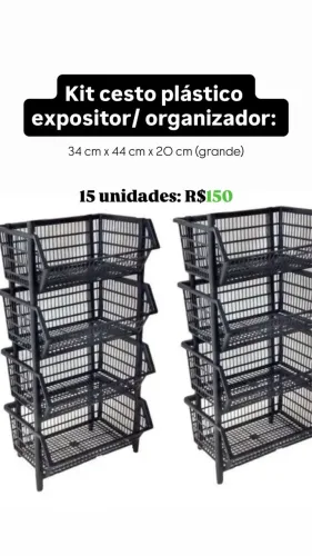 Cesto expositor/organizador