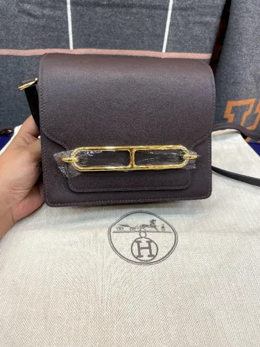 BOLSA MINI KELLY SELLIER COURO BAG