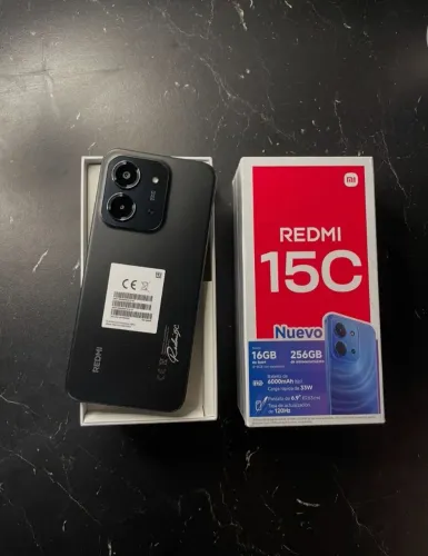 Redmi 15C 4G 4ram 128gb - black novos 