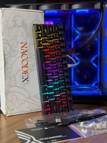 Teclado Mecânico AJAZZ NK61 - LACRADO - PROMOÇÃO!!