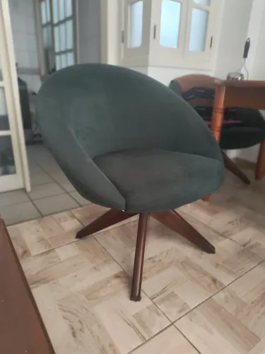 Poltrona de veludo