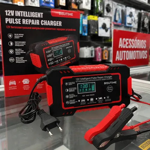 Carregador de bateria 12v moto e carro
