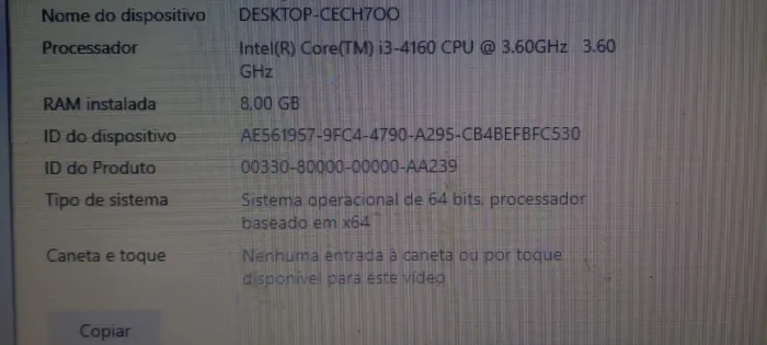 Vendo Kit core i3-4160