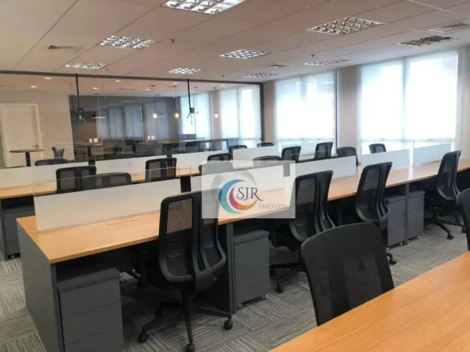 Conjunto comercial mobiliado de 260m² Vila Olímpia - São Paulo/SP