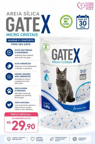 areia silica pra gatos 