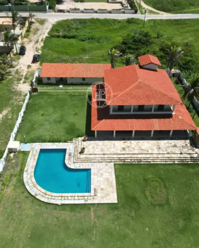 Mansão Frente Mar com 7 Suítes à Venda na Praia das Fontes | Beberibe - Ceará | Piscina, V
