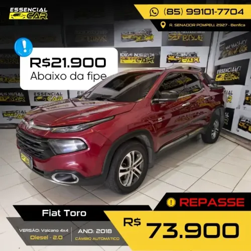 Fiat Toro Volcano 2.0 16V 4X4 TB Diesel Aut. 2018