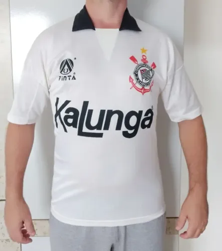 Camisa Corinthians 1990 # 10 de jogo oficial de época