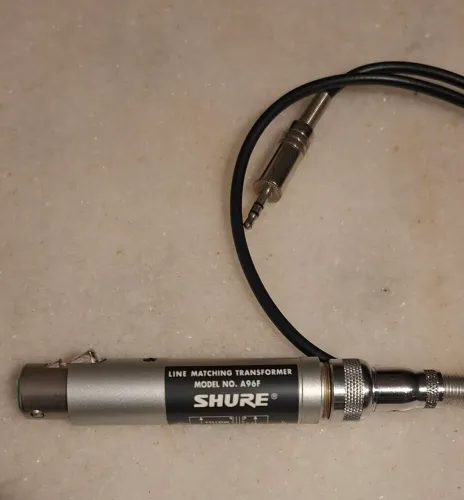 Transformador de Impedância Shure A96F Qualidade Profissional