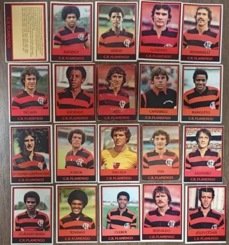 FUTEBOL CARDS PING PONG 78/79 FLAMENGO
