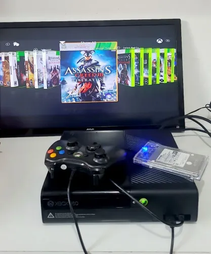 Xbox 360 Desbloqueio Exploit HD com 61 jogos!! (Aceito Cartão)
