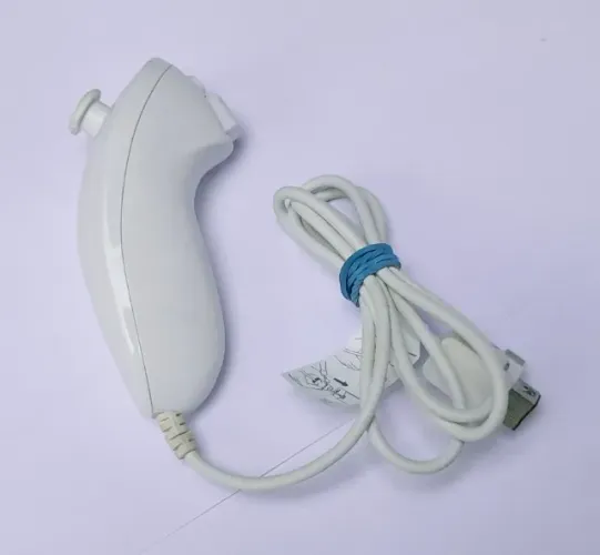 Controle Nunchuk Original Branco - Nintendo Wii