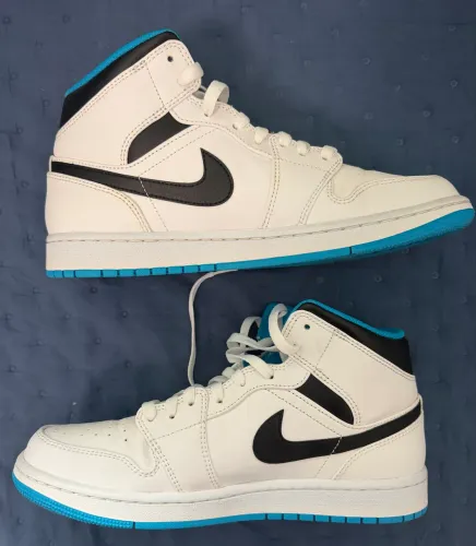 Nike Air Jordan 1 Mid Laser Blue - Original | Ótimo Estado