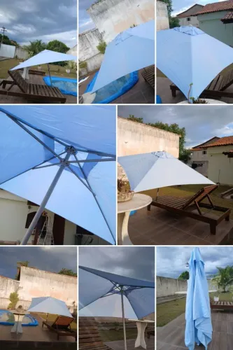 Ombrelone azul oportunidade!!!