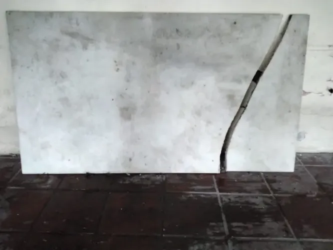 SOMENTE HOJE TAMPO DE MÁRMORE RETANGULAR 1,65m x 0,93m