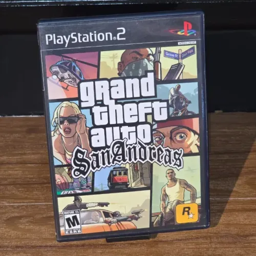Jogo Grand Theft Auto San Andreas Not For Resale PS2 Original Americano