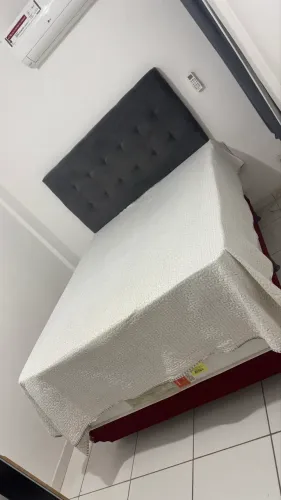 CAMA BOX COM COLCHÃO 25CM MOLAS ENSACADAS