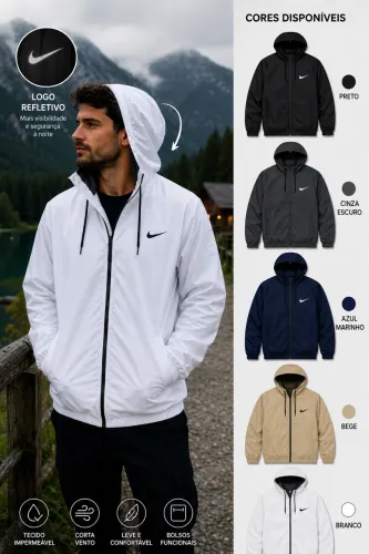 Corta-vento Nike refletivo