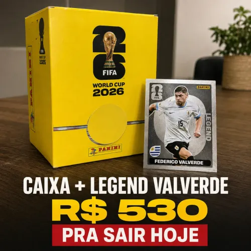 Caixa Panini Copa do Mundo 2026 + Legend Valverde