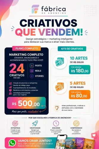 Fábrica de anúncios Marketing Digital 