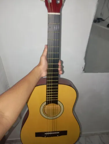Violão Clássico 6 Cordas Nylon Vermelho - Bom Estado