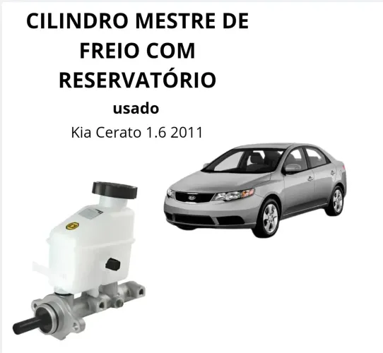 Cilindro mestre de freio com reservatório usado Kia Cerato 1.6 2011