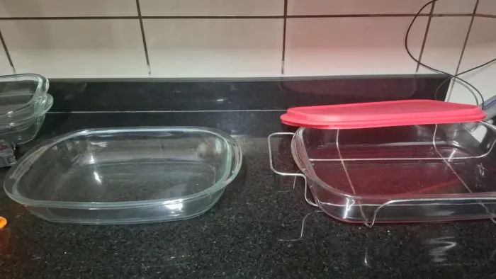 Travessas de vidro pra vender olhe a descrição