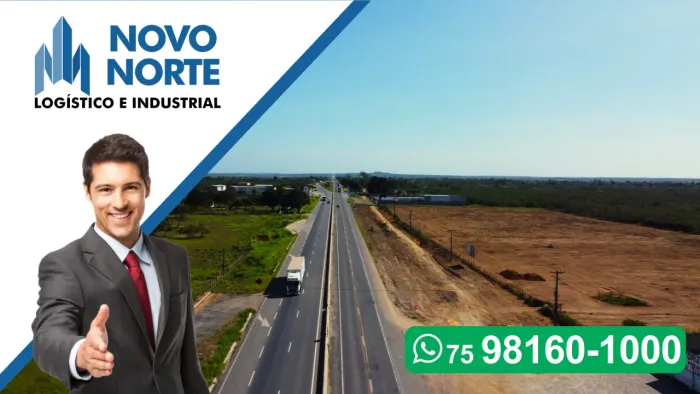 Lotes Comerciais com 3.000m² Novo Norte na BR116 Norte, Feira de Santana - Oportunidade Ún