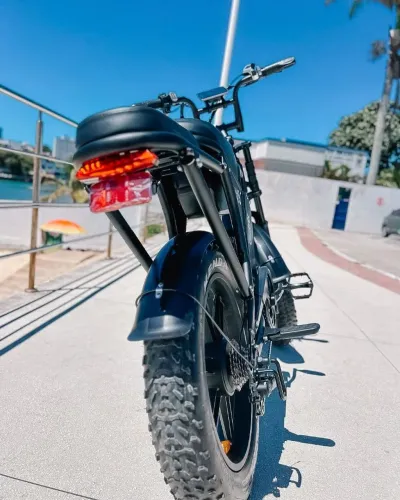 E-BIKE V8 com duaL Batttery, alarme e chave reserva + nota fisca troco Game+volta