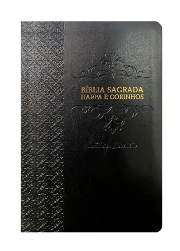 Bíblia Letra Jumbo Com Harpa (Nova E Lacrada)
