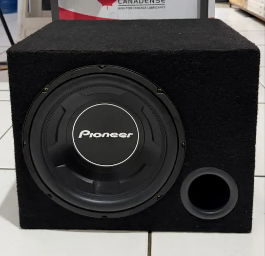 Som Automotivo Caixa Subwoofer Pioneer 12 Polegadas Cara Preta 600wrms