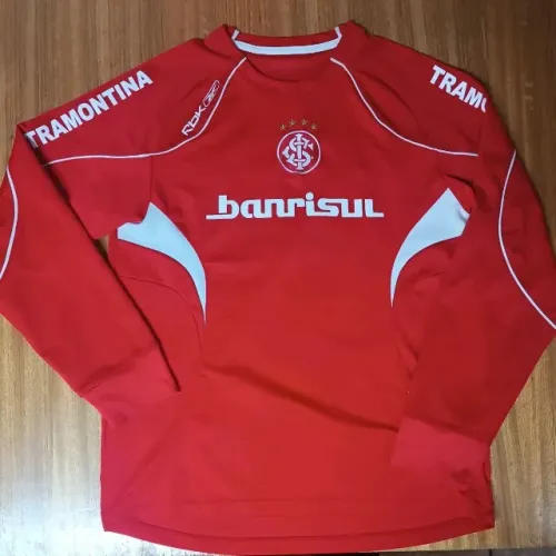 blusão 2006 original treino internacional reebok vermelha tamanho m