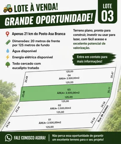 Lote para chácara