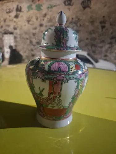 Vaso de porcelana antigo chines