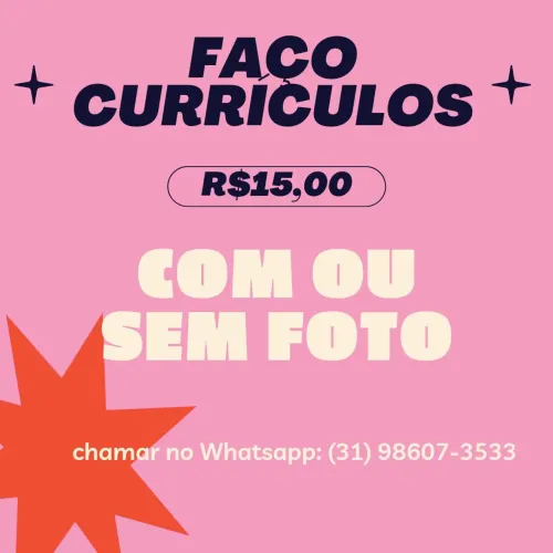 Faço currículos
