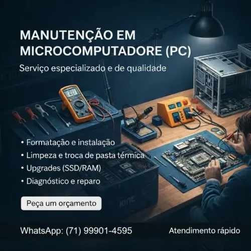 MANUTENÇÃO DE MICRO COMPUTADORES ( PC)