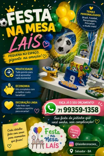 Festa na mesa alugue