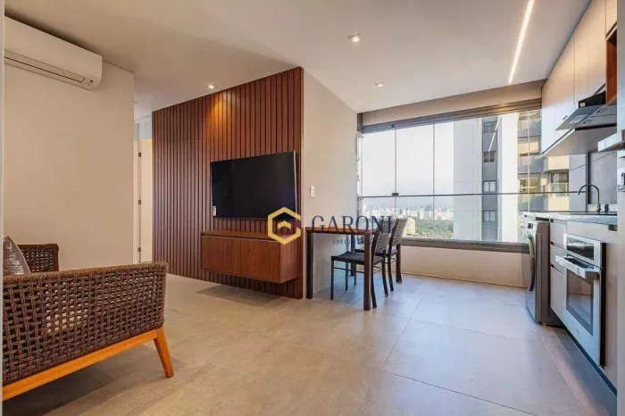 Apartamento com 1 dormitório para alugar, 46 m² - Pinheiros - São Paulo/SP