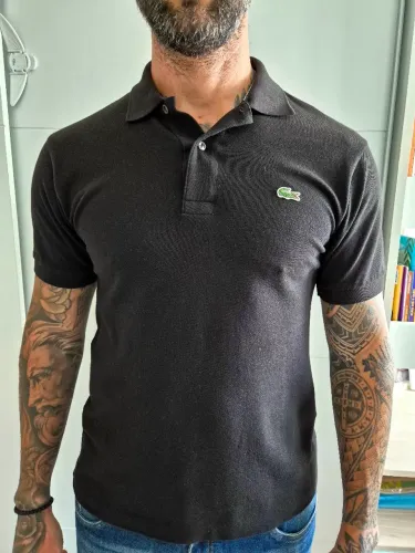 Pelo Lacoste Original Nova Preta