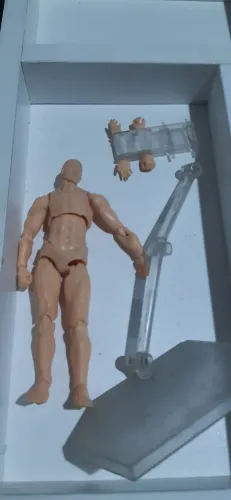 Boneco articulado para modelo de desenho ou escultura