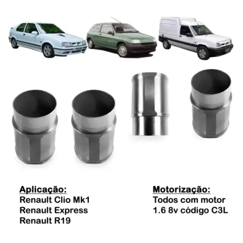 Camisa de Cilindro Motor Renault C3l 1.6 8v Clio R19 19 Express