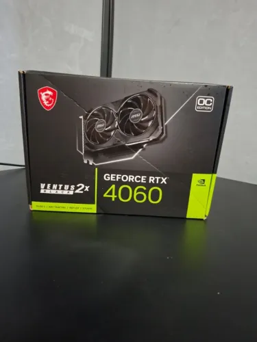 (USADO)Placa de Vídeo MSI GeForce RTX 4060 Ventus 2X Black OC 8GB