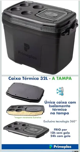 Caixa térmica de 32L nova