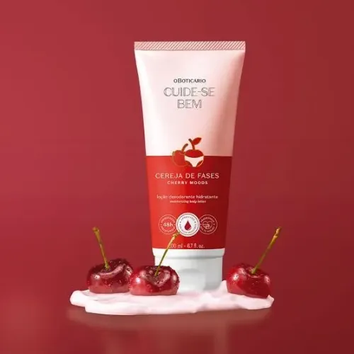 Loção desodorante cereja em fases 200 ml
