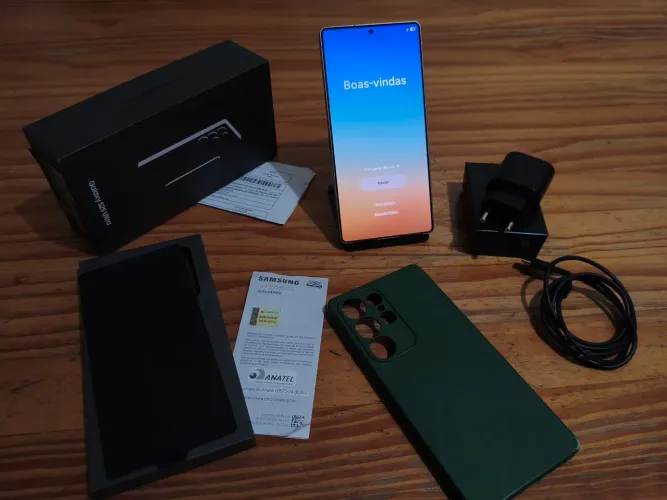 S25 ULTRA 256GB NOVO COMPLETO NA GARANTIA ATÉ 2027
